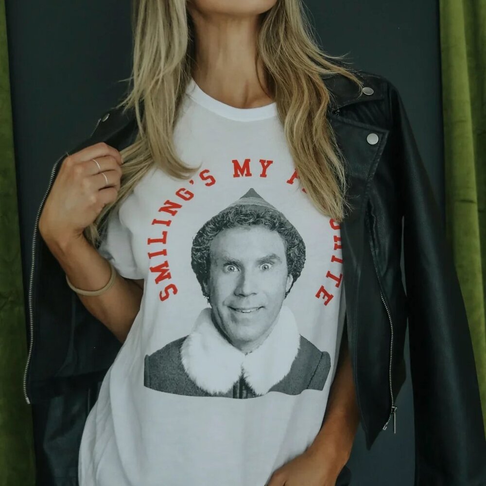 FRIDAY + SATURDAY Smiling is my Favorite Graphic tee